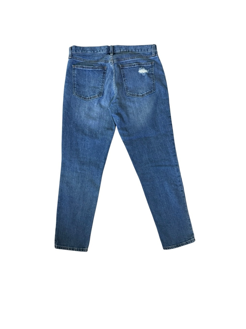 GAP Best Girlfriend Jeans Women’s 28 Medium Wash Distressed Stretch Denim - Picture 2 of 7